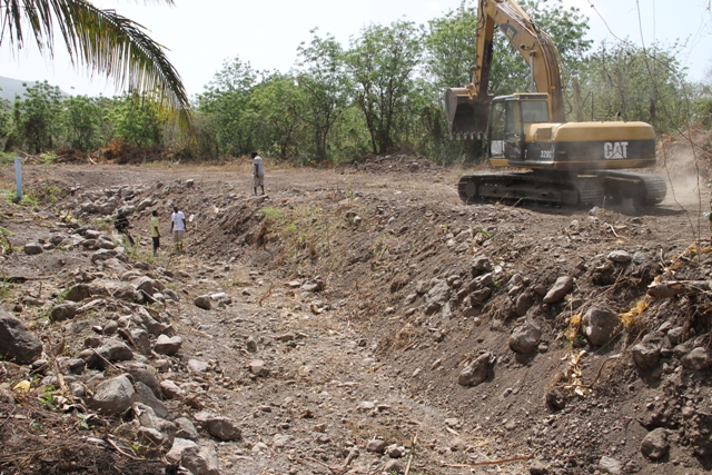 A section of the Upper Stoney Grove ghaut clearing