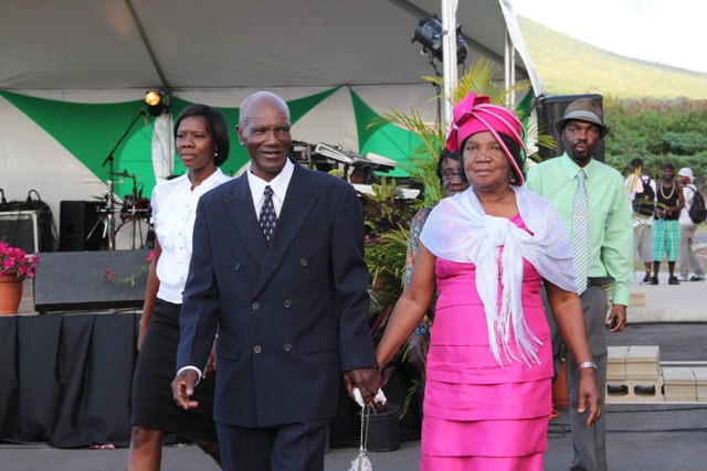 The late Cecil Sutton and his wife Elcelia (file photo)