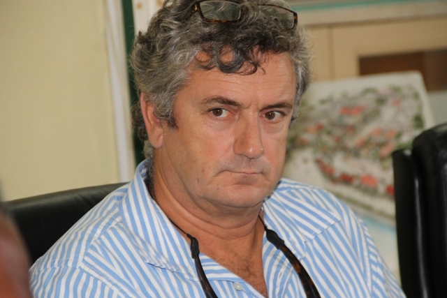 Head of the Chamber of Industry and Commerce, Nevis Division, Mark Theron