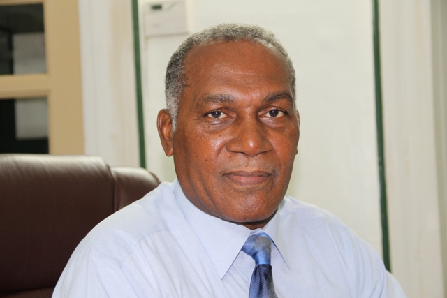 Premier of Nevis Honourable Vance Amory discussing the Nevis Island Administration’s position on employment in his office at Bath Hotel on January 22, 2016