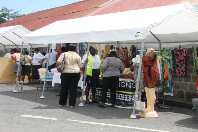 Another display booth at the Department of Community Development’s Community Day Fair in Charlestown on May 20, 2016