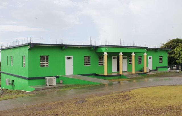 The new Joycelyn Liburd Primary School’s cafeteria in Gingerland