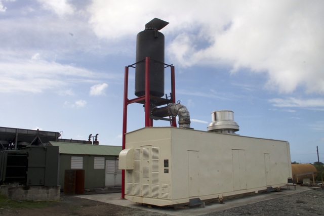 The containerised MP36 2.5megawatt generating set at Prospect Power Plant on December 21, 2016