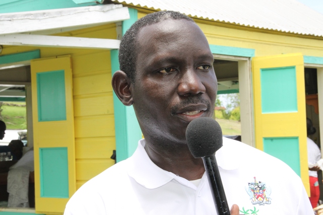 John Hanley, Acting Permanent Secretary in the Ministry of Tourism at the Nevis Open Day at the Nevisian Heritage Village at Fothergills on May 11, 2017