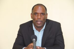 Mr. Colin Dore, Permanent Secretary in the Ministry of Finance on Nevis