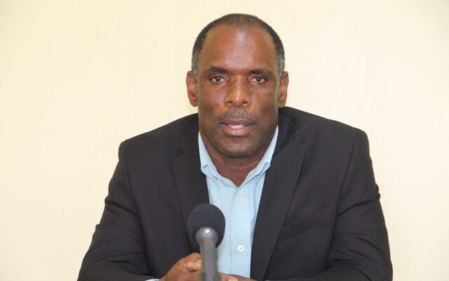 Mr. Colin Dore, Permanent Secretary in the Ministry of Finance on Nevis