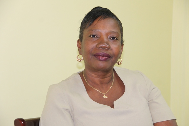 Nurse Ermine Jeffers, Coordinator of the Community Health Nursing Services in the Ministry of Health, at the Department of Information on January 25, 2018