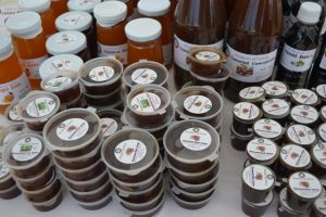 Products from the Agro Processing Unit at the Department of Agriculture’s 24th Annual Open Day at the Villa Grounds in Charlestown