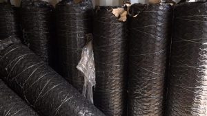 Some rolls of the fish pot wire donated to the Fishers on Nevis by the Federal Government on May 11, 2018 as disaster relief