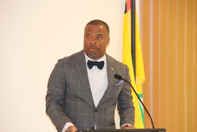 Hon. Mark Brantley, Premier of Nevis and Minister of Security and also of Education on Nevis