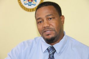 Mr. Gary Liburd, Chief Labour Officer in the Department of Labour on Nevis, at the Department of Information on July 11, 2018