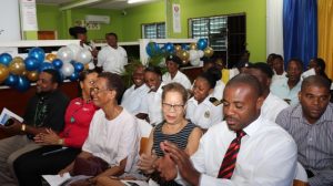 A section of those present at the renaming ceremony of the Customs Courier Facility in Charlestown on October 25, 2018