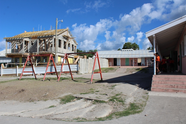 Work continues at the Charlestown Primary School’s new management expansion project