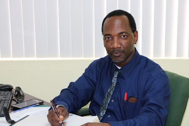 Mr. Kevin Barrett, Permanent Secretary in the Ministry of Education on Nevis