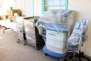 A part of the gift package of medical equipment and supplies donated to the Alexandra Hospital on February 12, 2019, by the government and people of the Republic of China (Taiwan) through its embassy in St. Kitts and Nevis