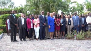 A section of the present at the opening ceremony of the 14th annual AML/CFT Conference hosted by the Financial Services Regulatory Commission – Nevis Branch on March 11, 2019 at the Four Seasons Resort, Nevis