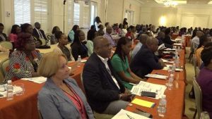 A section of the present at the opening ceremony of the 14th annual AML/CFT Conference hosted by the Financial Services Regulatory Commission – Nevis Branch on March 11, 2019 at the Four Seasons Resort, Nevis