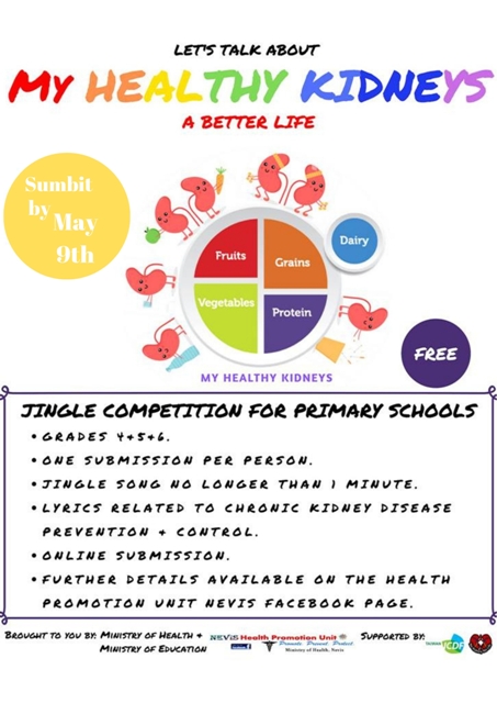 My Healthy Kidneys Jingle Competition Flyer