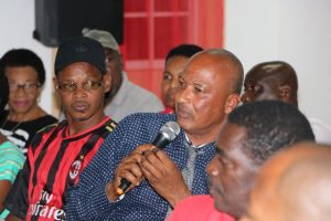 Attendees at the town hall meeting at the Cotton Ground Community Centre on May 30, 2019 held by the Ministry of Communications and Works to appraise residents on Phase 1 of the Island Main Road Rehabilitation and Safety Improvement Project from Cotton Ground to Cliff Dwellers