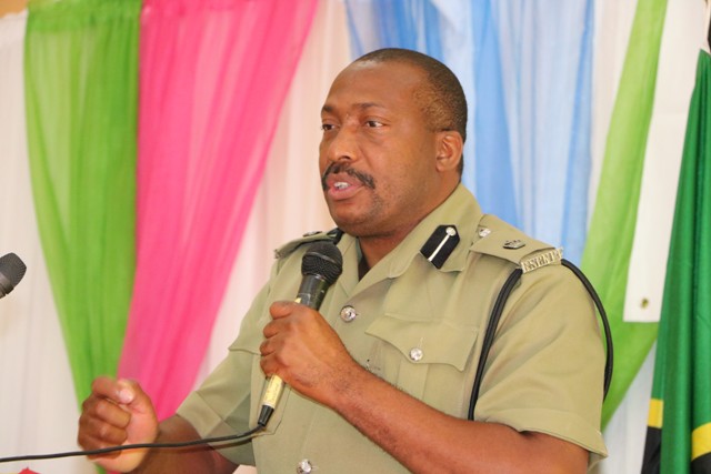 Superintendent Lyndon David, Divisional Commander of Division C of the Royal St. Christopher and Nevis Police Force