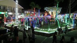 The Community Development Department's Christmas tree lighting at the Memorial Square in Charlestown in December 2018 (file photo)