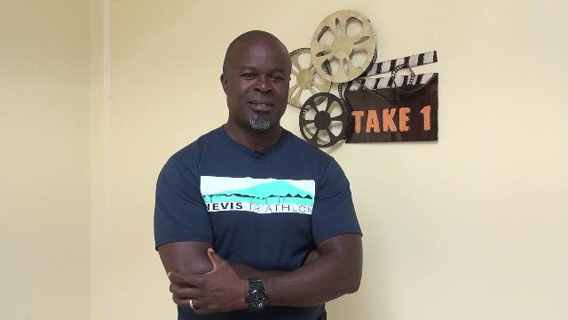 Mr. Greg Phillip, Race Director for the 18th annual Nevis Triathlon hosted by Nevis Multisport