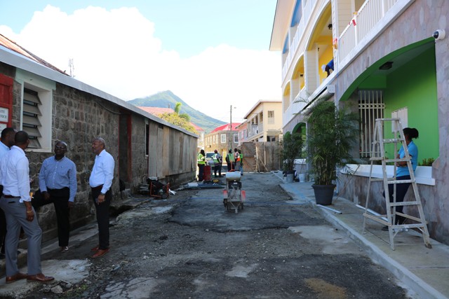 A section of road on Lower Happy Hill Drive on January 24, 2020, which is about to undergo refurbishment work by the Public Works Department in the Ministry of Communication and Works
