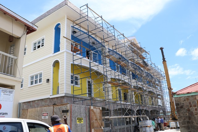 The new building to house the Treasury Department, the Inland Revenue Department and the Information Technology Department under construction in 2019 to be officially opened on January 30, 2020