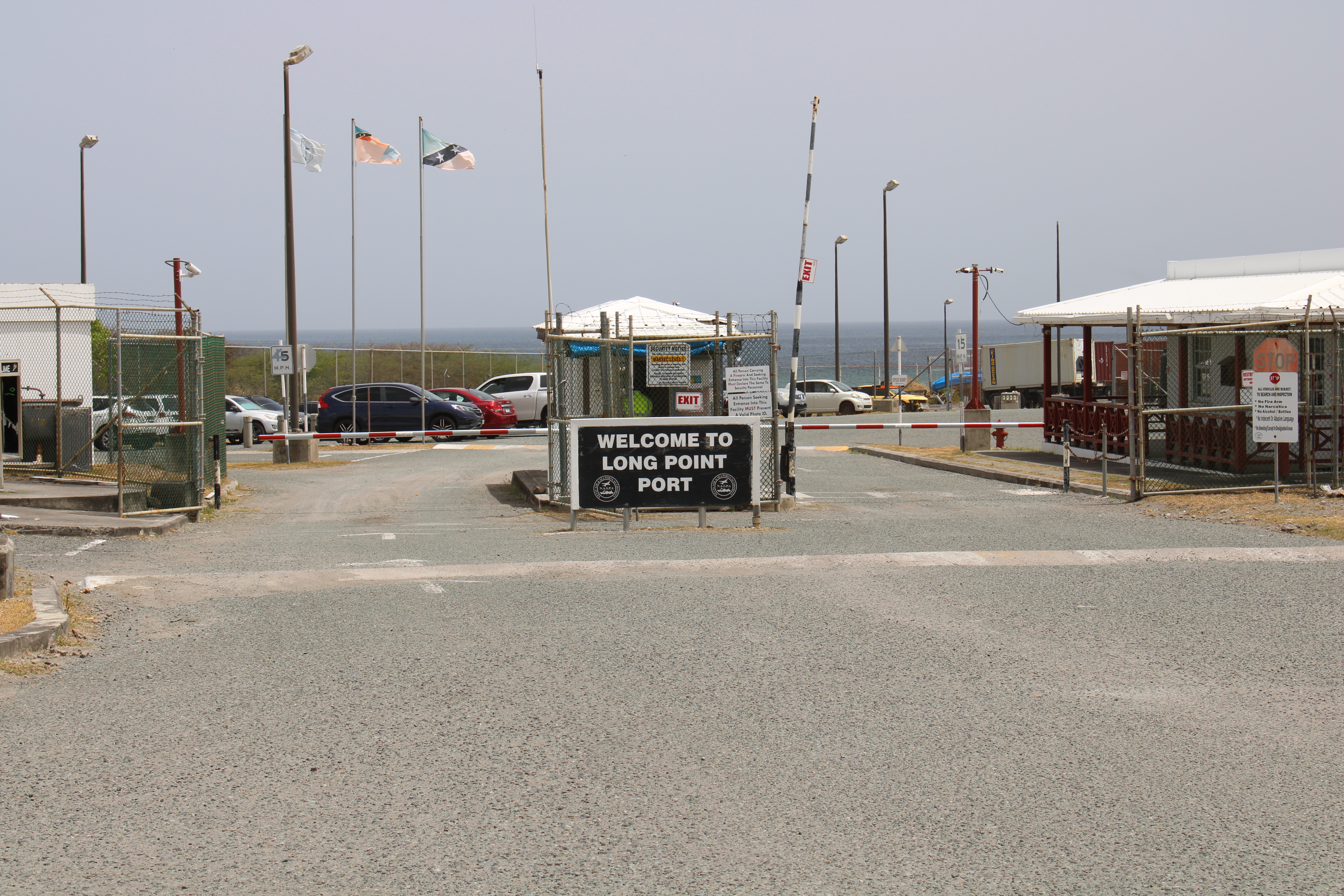 Nevis Air and Sea Ports Authority offices at the Long Point Port