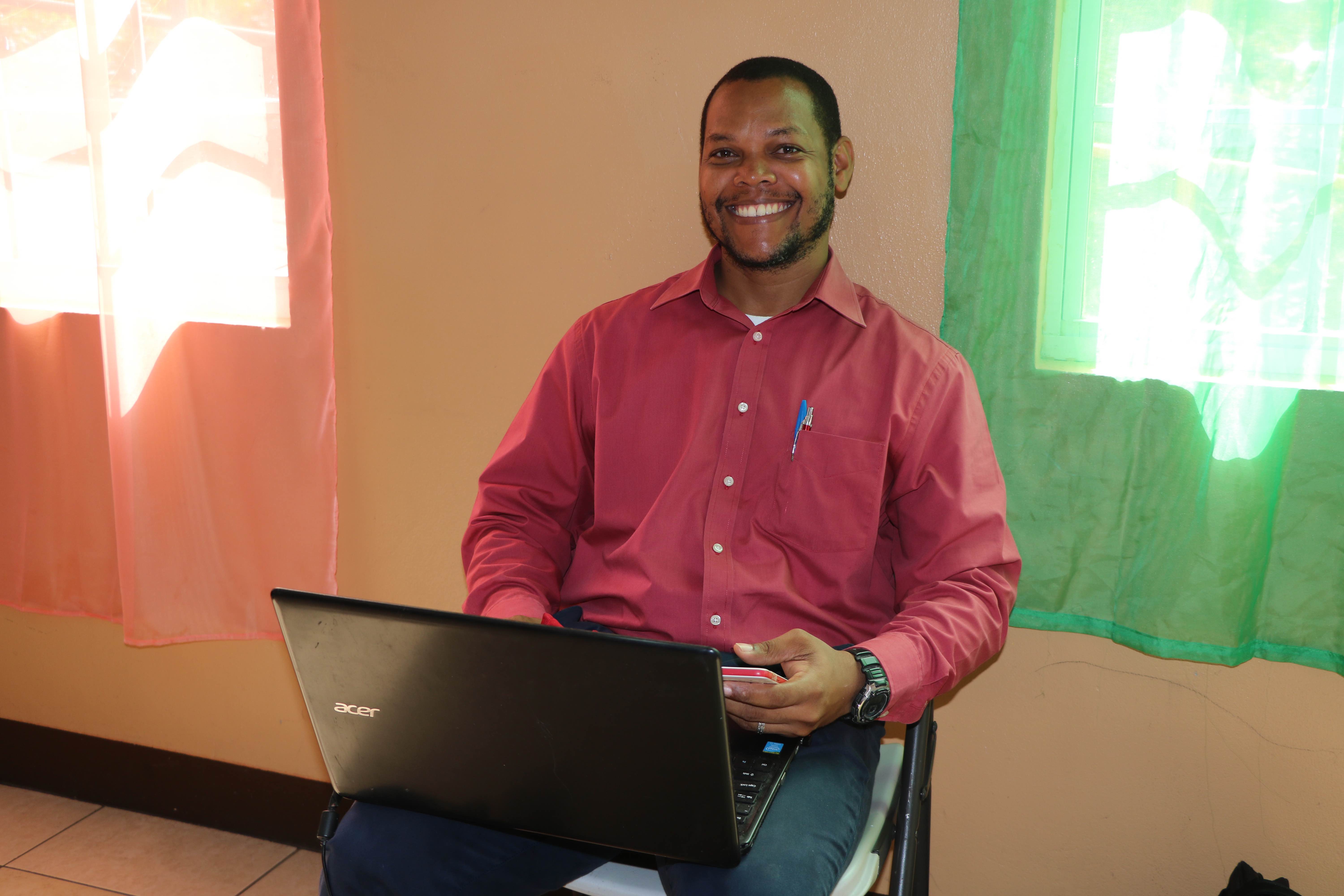 Mr. John Williams, Education Officer in the Department of Education on Nevis, facilitator of the virtual sessions for the Prospective Teachers Course 2020