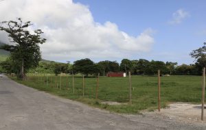 The site of the St. Kitts and Nevis Pinney’s Beach Park Project at Pinney’s on July 30, 2020