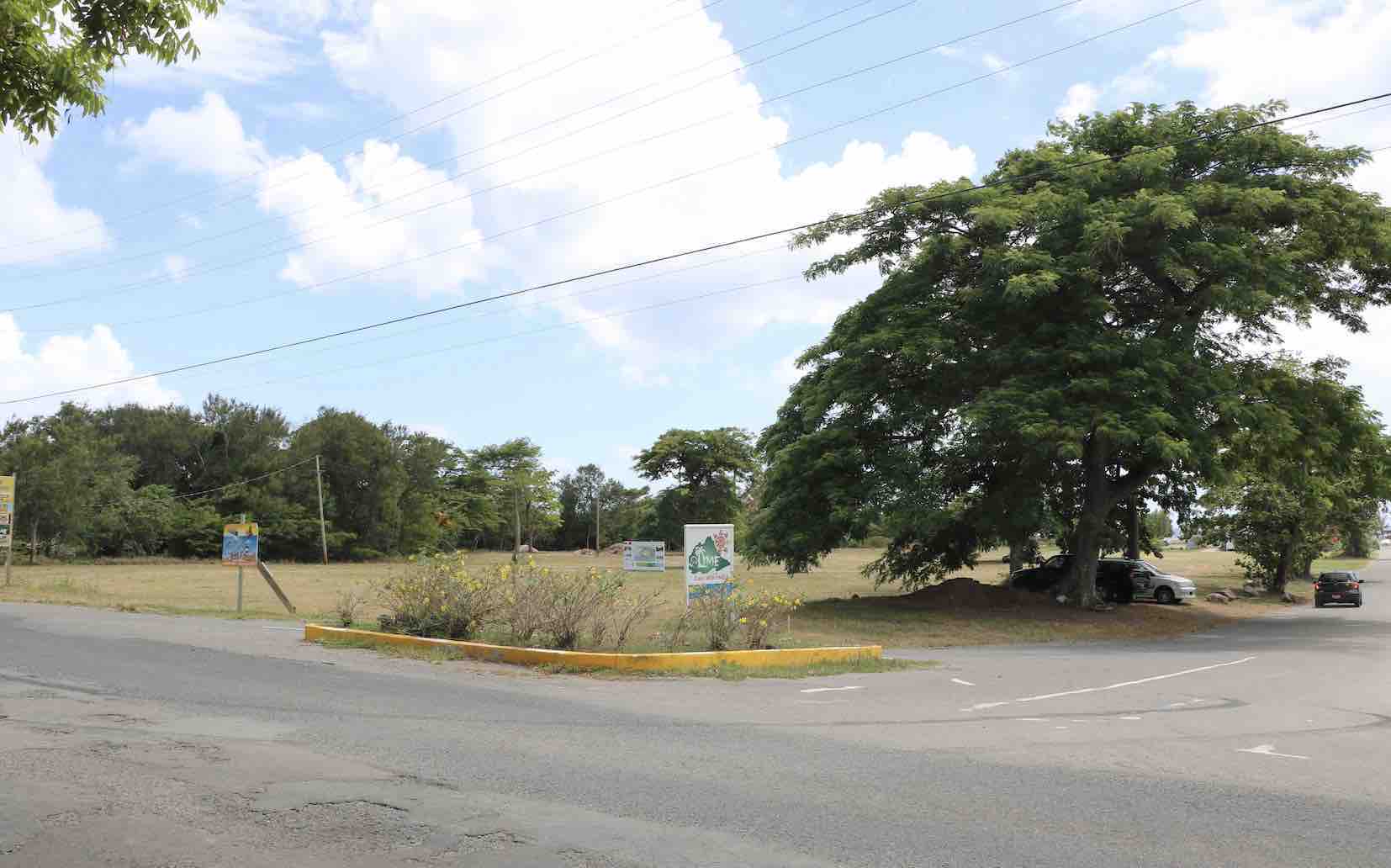 The site of the proposed St. Kitts and Nevis Pinney’s Beach Park Project as of June 29, 2020