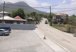 A section of Craddock Road in its final phase of construction as part of the ongoing Craddock Road Rehabilitation Project  