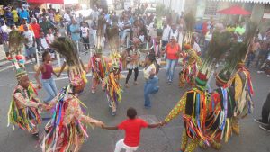 Crowd enjoys cultural performances in Charlestown, Nevis over Emancipation holidays (file photo)