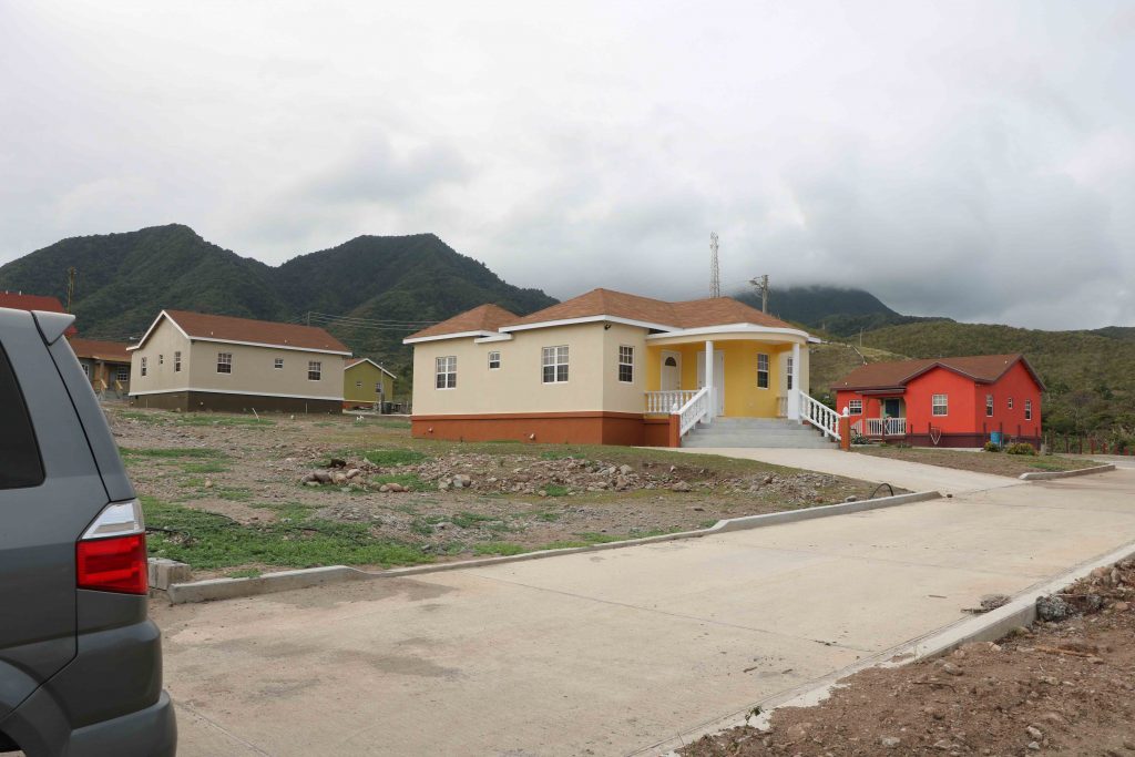 Affordable homes constructed by the Nevis Housing and Land Development Corporation in the Cedar View Housing Development Project at Maddens from $10 million in funding from the St. Christopher and Nevis Social Security Board (file photo)