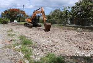 The site in which a state-of-the-art multipurpose technical wing at the Gingerland Secondary School will be constructed as part of an US$8million St. Kitts and Nevis Technical Vocational Education and Training (TVET) Enhancement Project