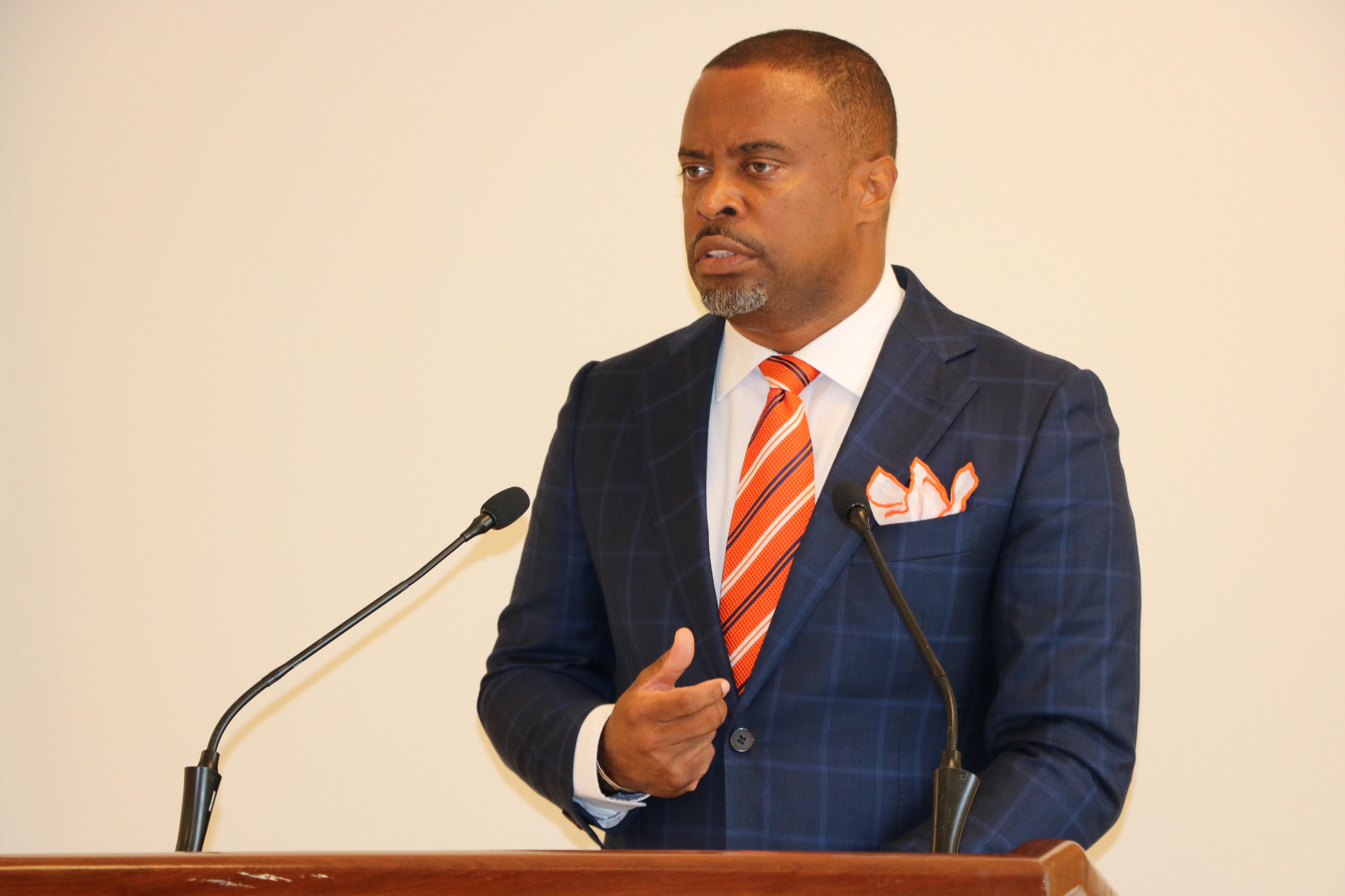 Hon. Mark Brantley, Premier of Nevis and Minister of Finance in the Nevis Island Administration (file photo)