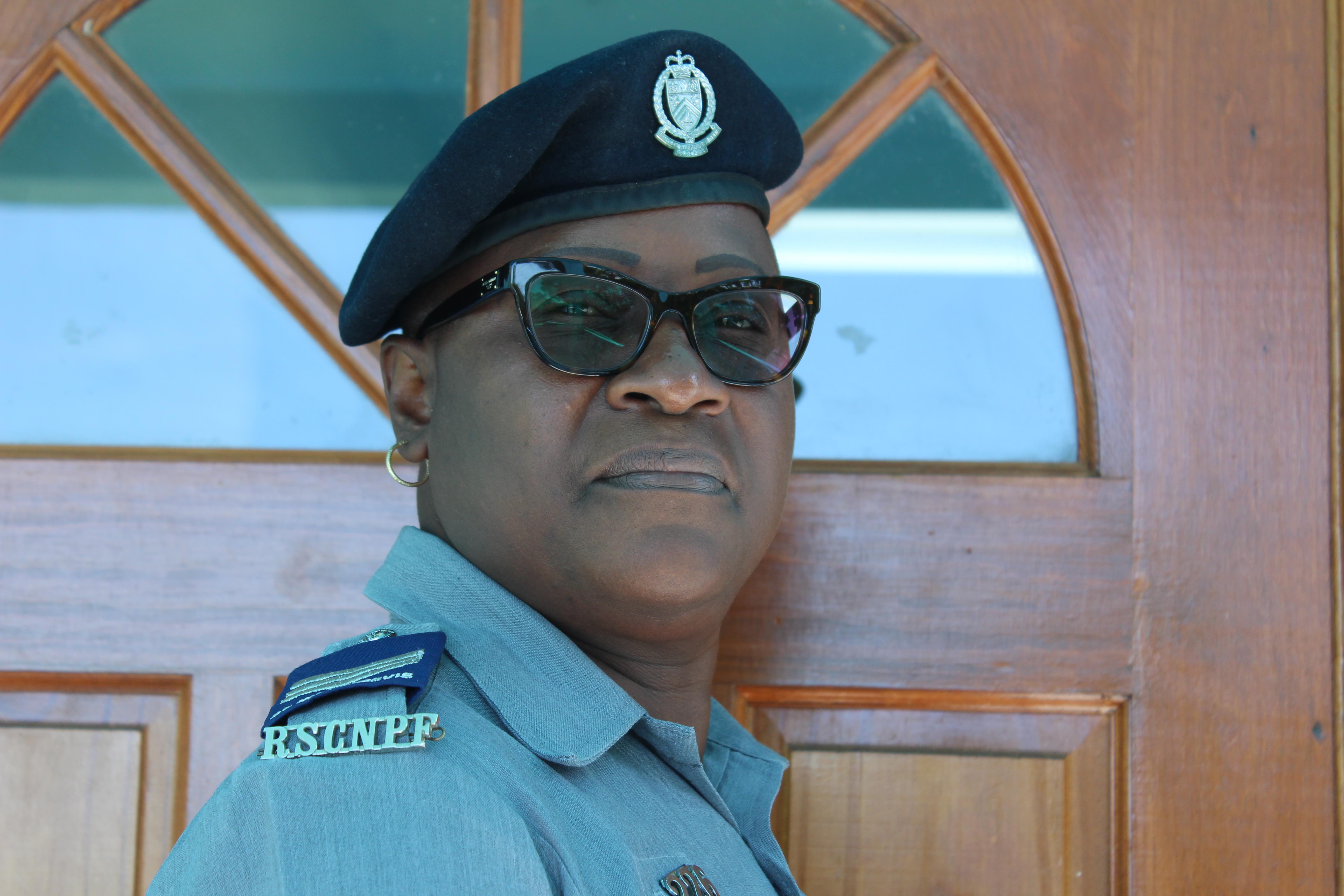 Sgt. Marva Chiverton, Head of the Traffic Division in the Royal St. Christopher and Nevis Police Force, Nevis Division (file photo)