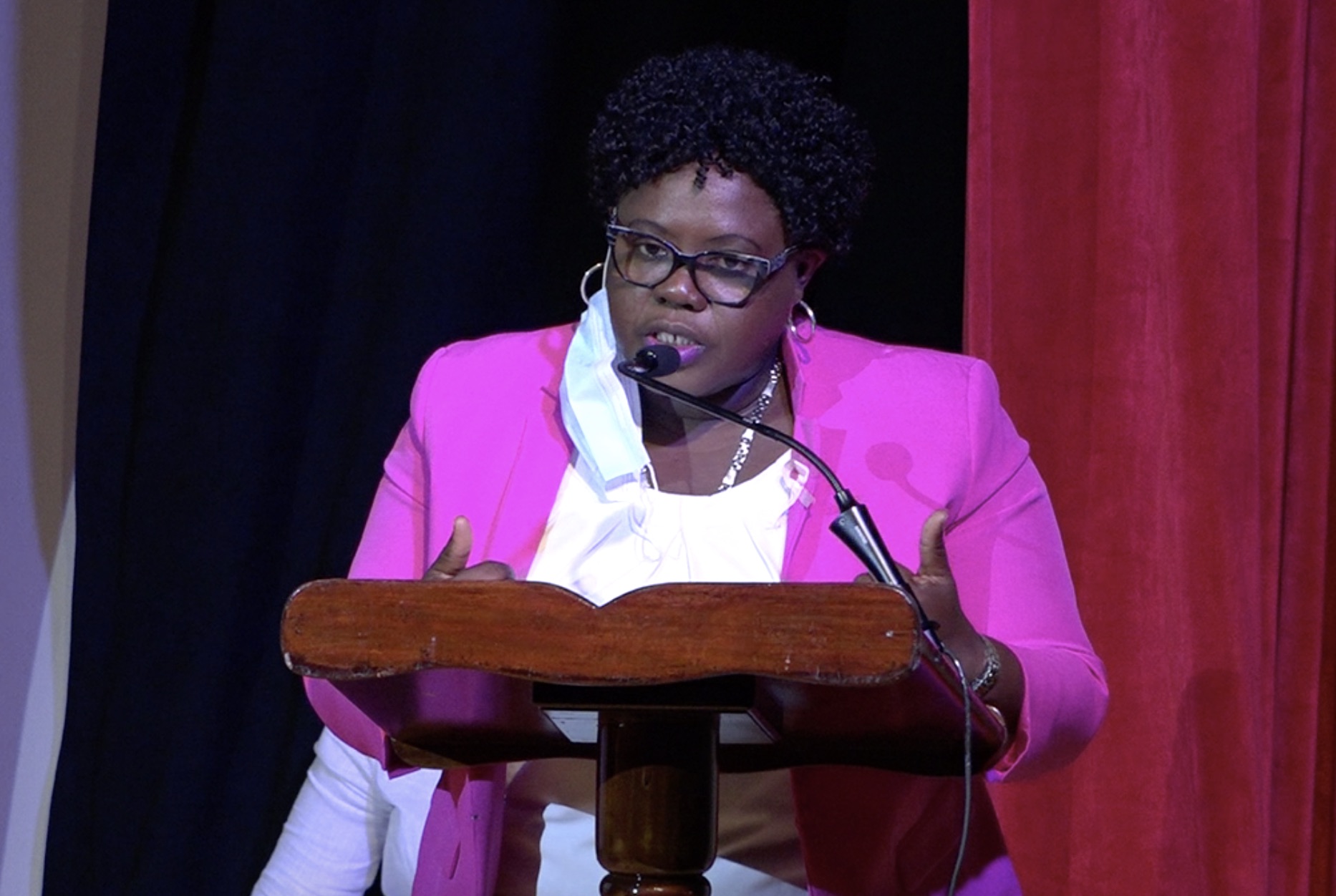 Hon. Hazel Brandy-Williams, Junior Minister of Health in the Nevis Island Administration