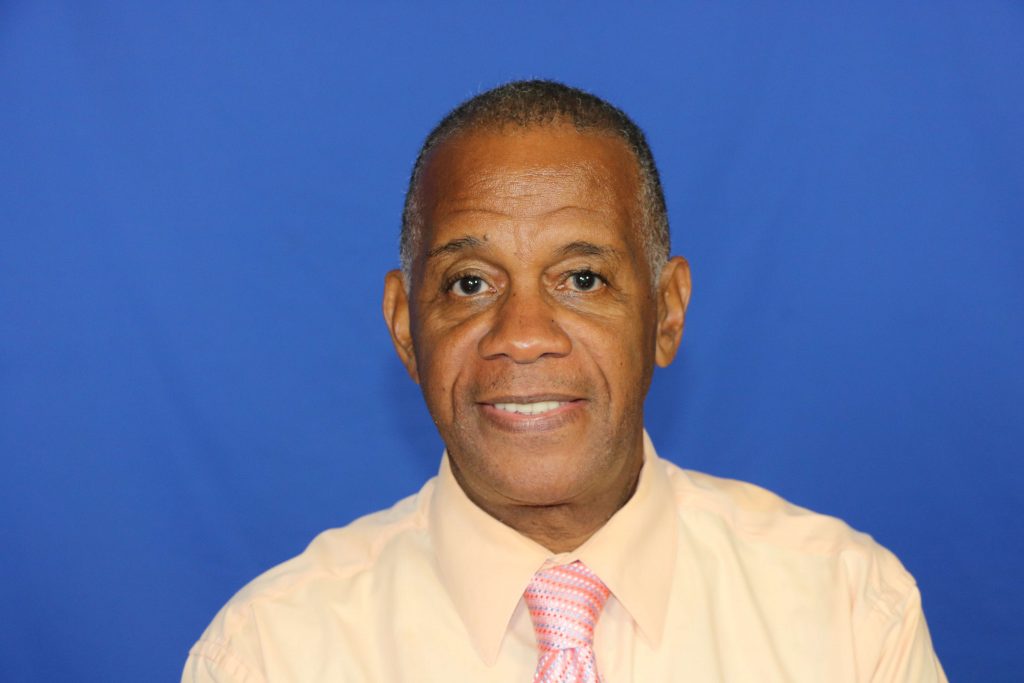 Hon. Eric Evelyn, Minister responsible for seniors on Nevis, delivering an address tin observance of International Day of Older Persons, on October 01, 2020, and to mark the start of Seniors Month