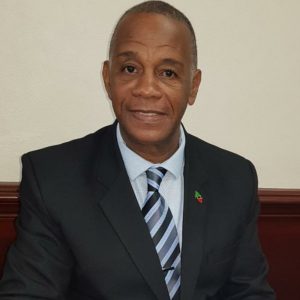 Hon. Eric Evelyn, Minister of Environment and Cooperatives in the government of St. Kitts and Nevis and representative for Nevis 10 in the National Assembly