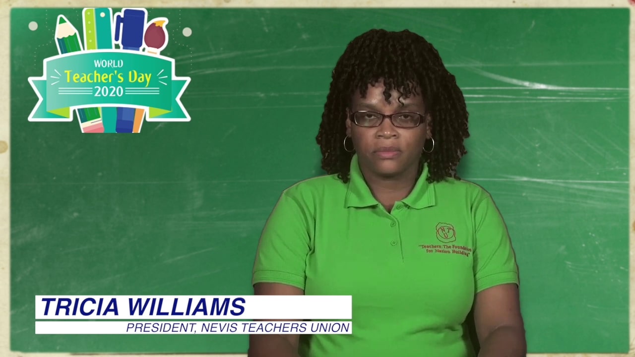 Ms. Tricia Williams, President of the Nevis Teachers Union