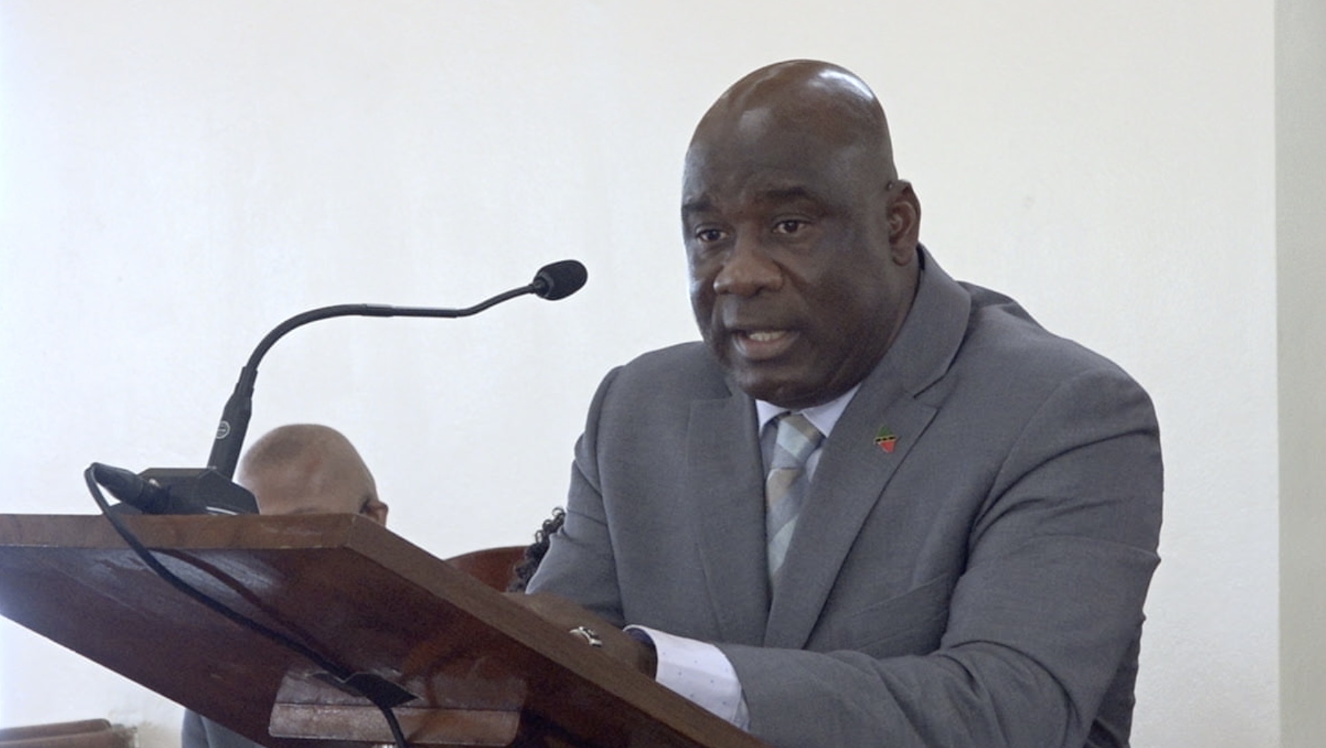 Hon. Alexis Jeffers, Deputy Premier of Nevis and Minister of Lands and Housing addressing the Nevis Island Assembly on November 05, 2020