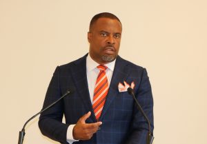 Hon. Mark Brantley, Premier of Nevis and Minister of Foreign Affairs in the government of St. Kitts and Nevis (file photo)