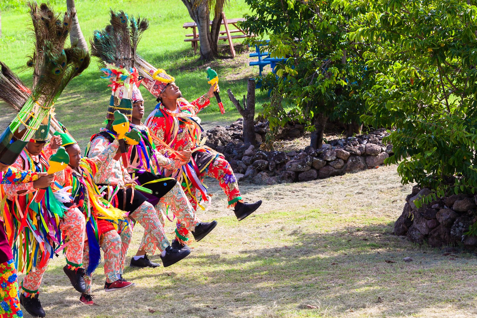 Nevis Masquerade dancers (photo provided)