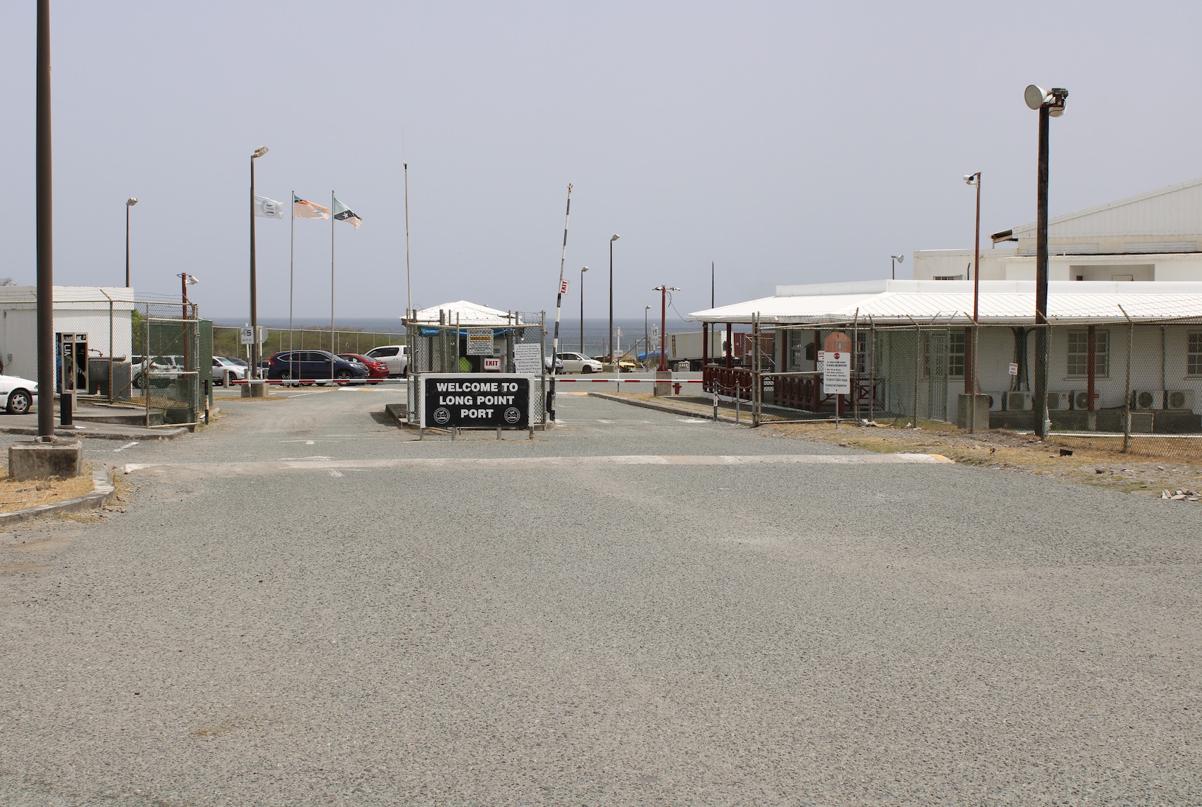 The entrance to the Long Point Port on Nevis (file photo)