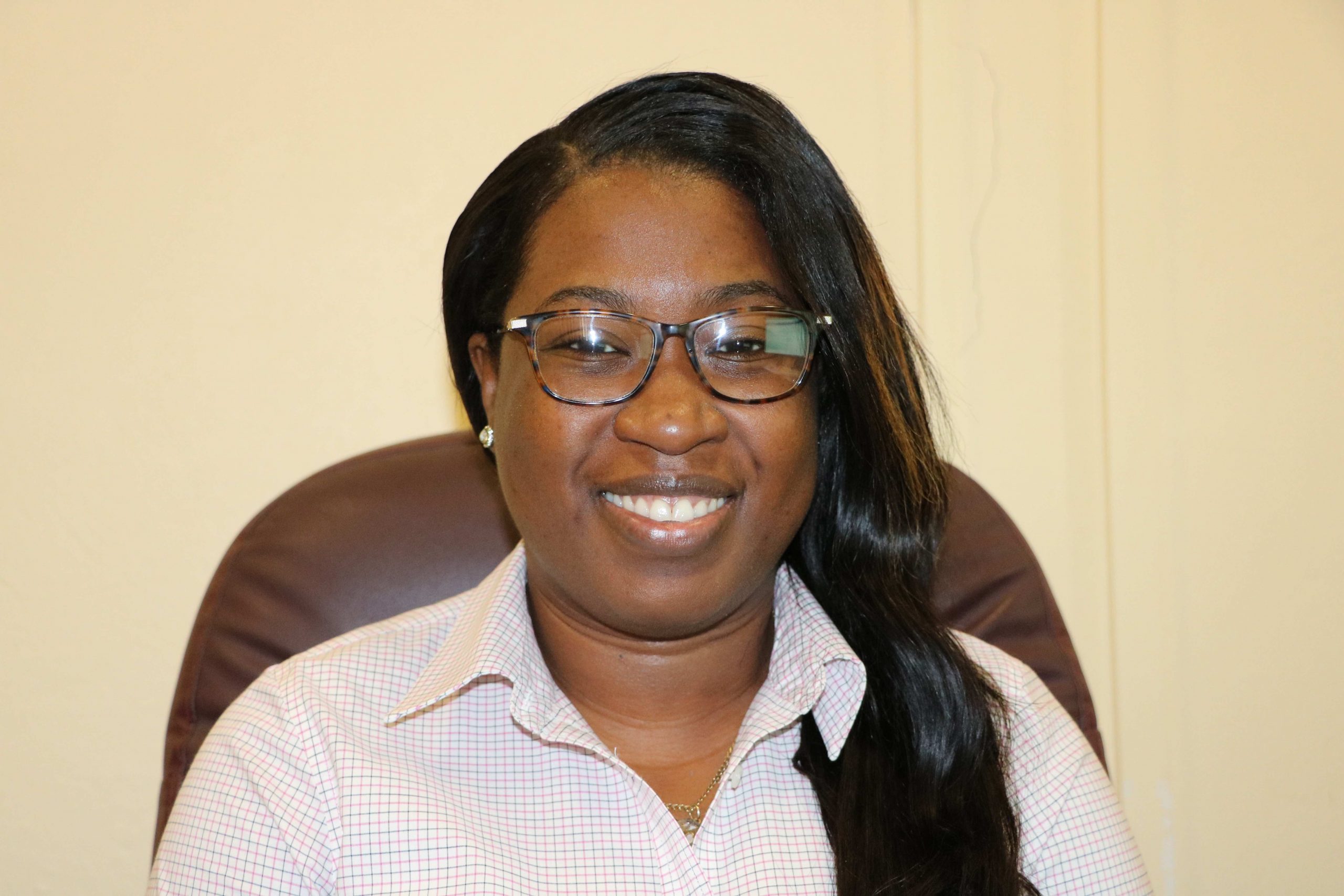 Ms. Tonya Bartlett, Manager of the Nevis Water Department at her office in Charlestown on January 26, 2021