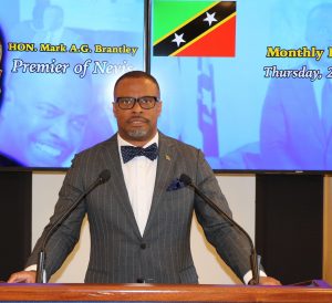 Premier of Nevis, Hon. Mark Brantley, Minister of Finance, Foreign Investments and Tourism in the Nevis Island Administration