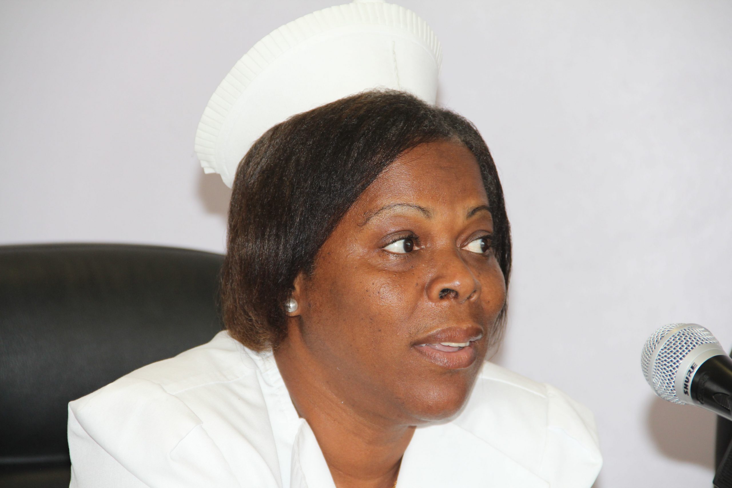 Mrs. Aldris Dias, Matron of the Alexandra Hospital (file photo)