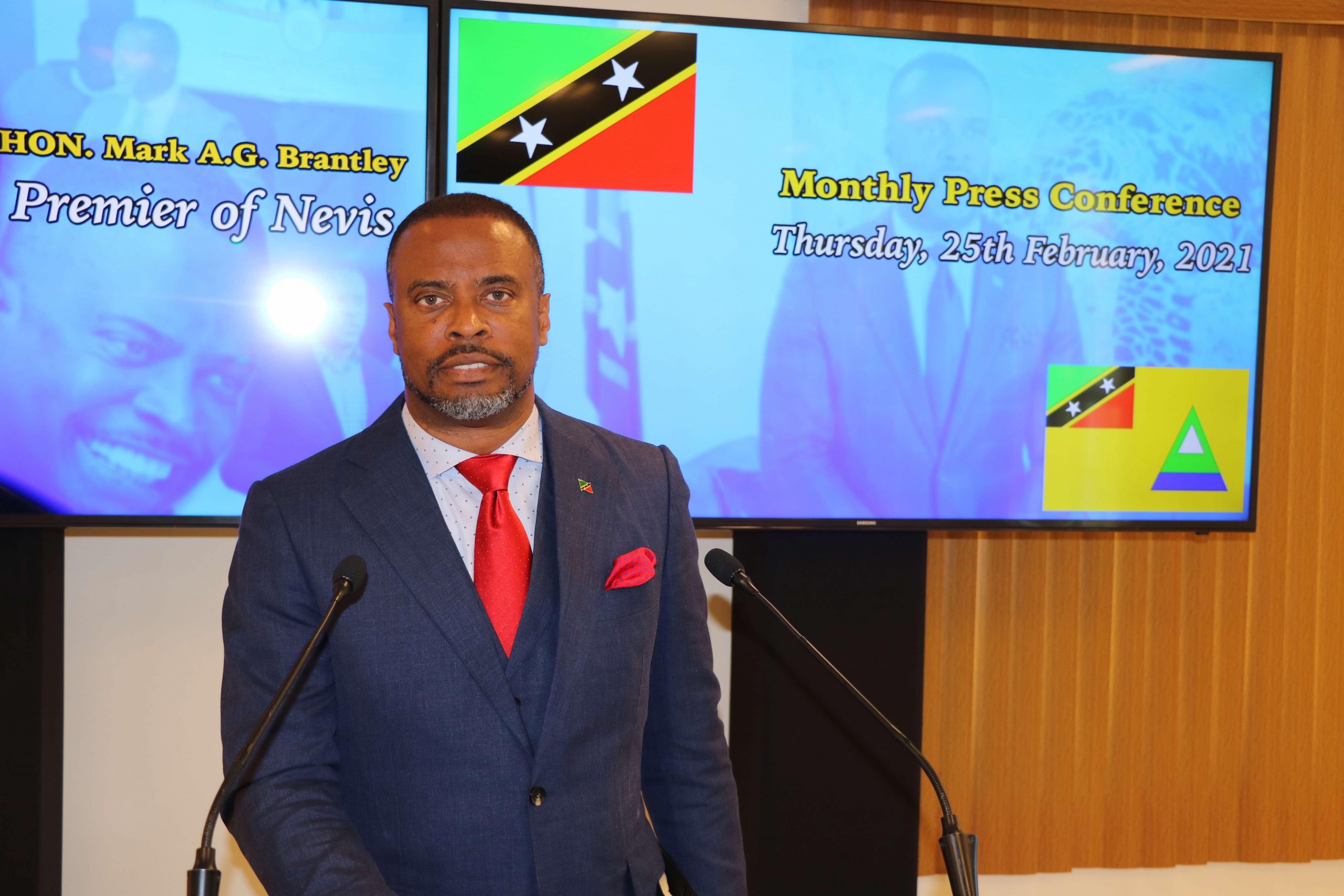 Hon. Mark Brantley, Premier of Nevis (file photo)